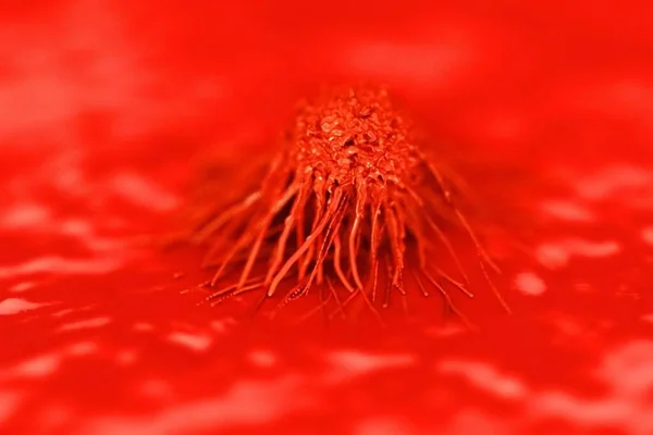 Ilustração Células Cancerosas Tumor Detalhes Elevados — Fotografia de Stock