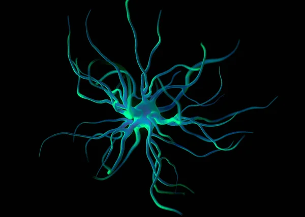 Cellule Nervose Neuronali Che Fanno Parte Del Sistema Nervoso Che — Foto Stock