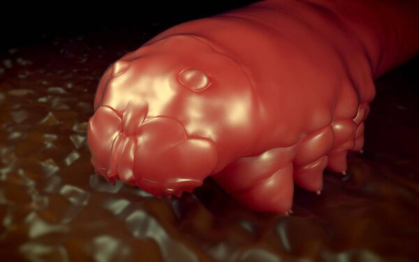 3d рендеринг - клещ ресниц