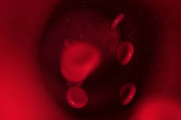 Kırmızı Kan Hücreleri Yüksek Detay Çizimi — Stok fotoğraf