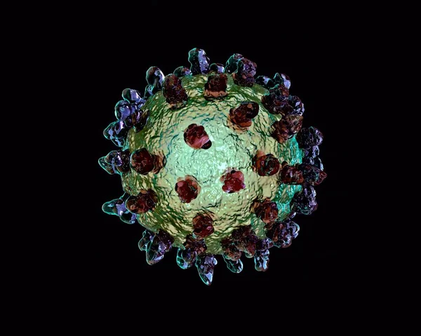 Ilustracja Wirus Ptasiej Grypy — Zdjęcie stockowe