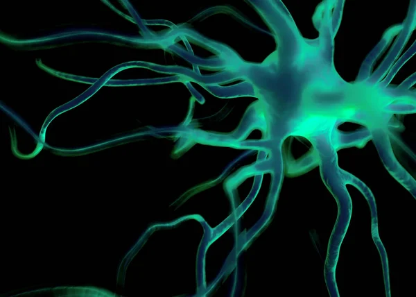 Células Neuronais Nervosas Que Fazem Parte Sistema Nervoso Que Processam — Fotografia de Stock