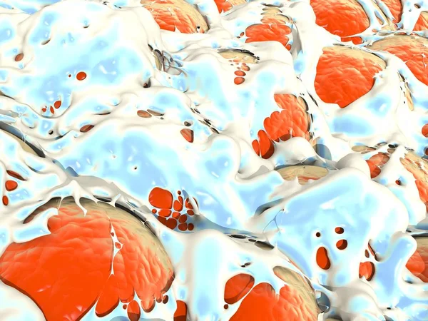 closeup of fat cells