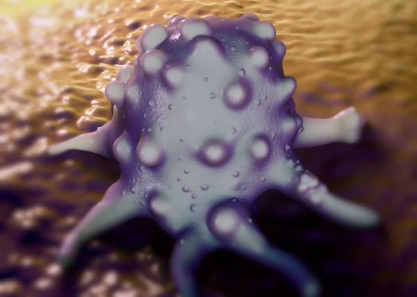 Κύτταρα Καρκίνου Του Μαστού Closeup — Φωτογραφία Αρχείου