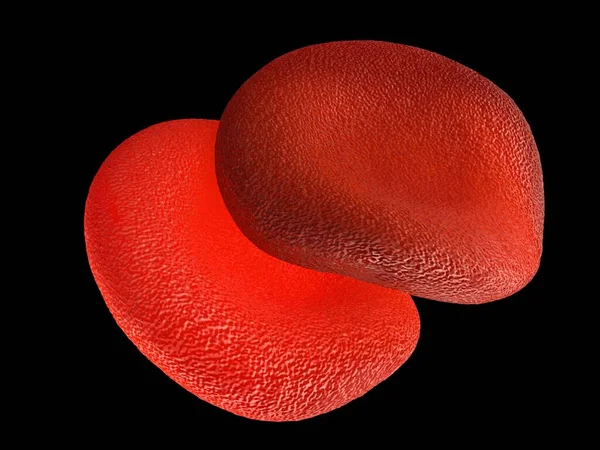 Zilustrowanie Ludzkich Krwinek Czerwonych — Zdjęcie stockowe