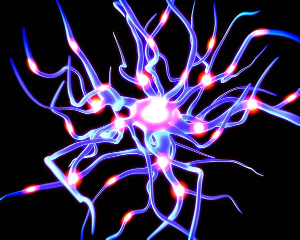 Konsep Neuron Dan Sistem Saraf — Stok Foto
