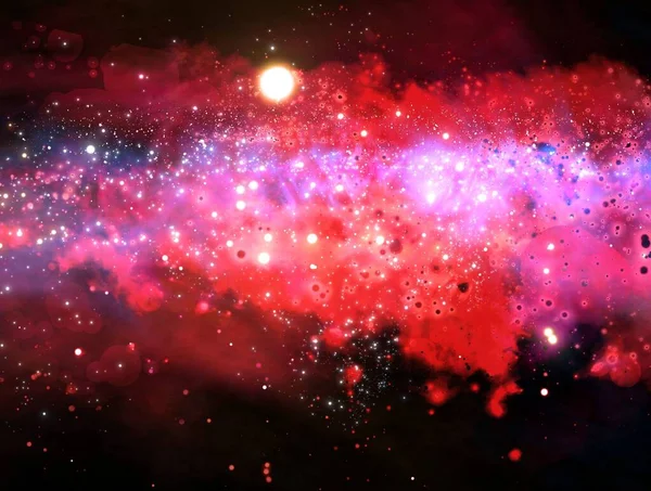 Galaktyka Przestrzeni Kosmicznej — Zdjęcie stockowe
