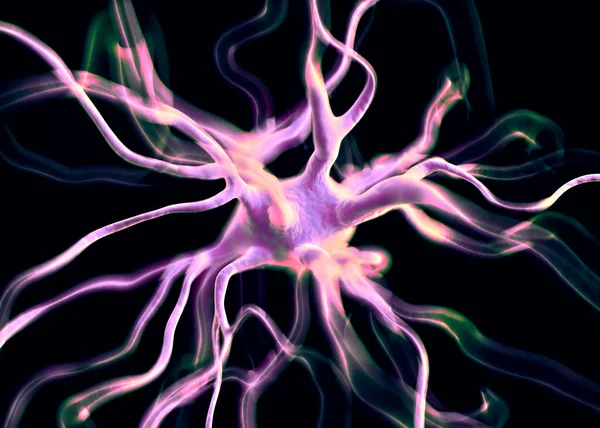 Cellule Nervose Neuronali Che Fanno Parte Del Sistema Nervoso Che — Foto Stock