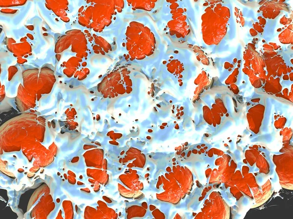 Closeup Fat Cells Stock Image
