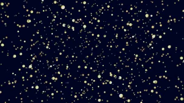 Vacker Utsikt Över Stjärnor Mörk Galax — Stockvideo
