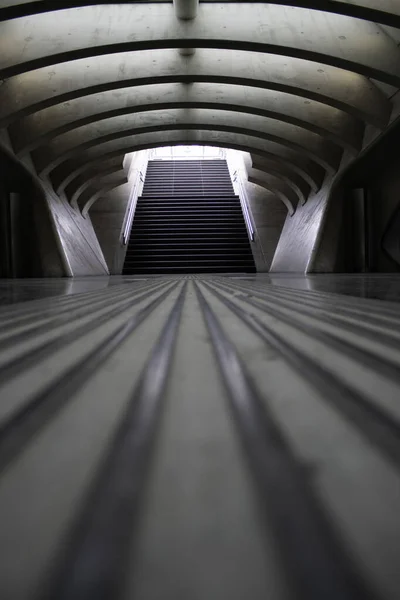 Mükemmel çizgiler, istasyonun lobisindeki merdivenler.