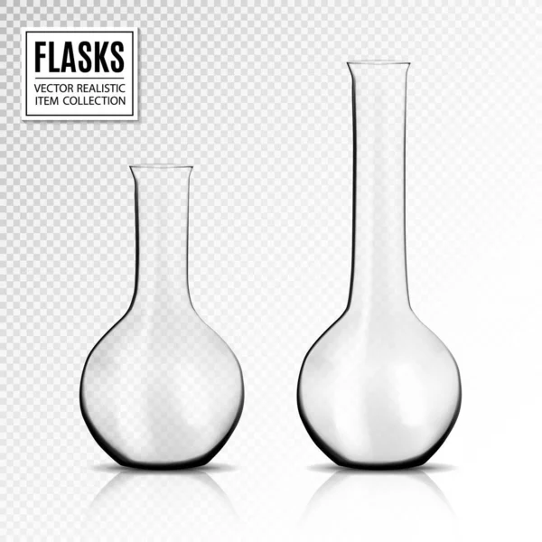 Laboratory Glass Flask Beaker Vector Design Chemical Lab Glassware Equipment Stock Illustration