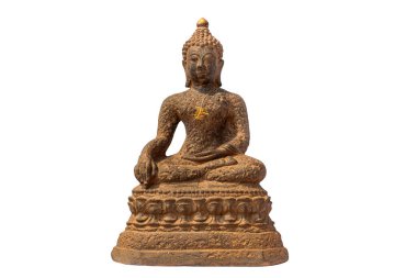 Tılsımlar, Macro Thai Buda tılsımı beyaz arka planda izole edilmiş..