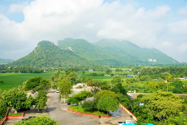 Landscape Hill View Tiger Cave Temple Kanchanaburi Thailand — Stockfoto