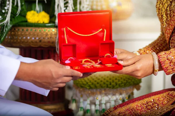 Свадебное Приданое Приданое Брак Таиланде Таиланд Свадьба Церемония — стоковое фото