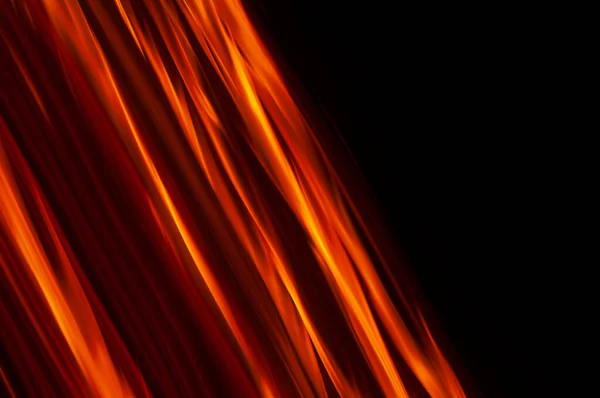 Llamas Fuego Una Hoguera Con Formas Abstractas Movimiento —  Fotos de Stock