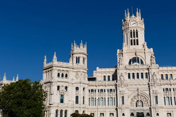 Cibeles Palace Current Madrid City Hall Cibeles Palace Current Madrid — Foto de Stock