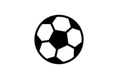 futbol simgesi siyah vektör sporu
