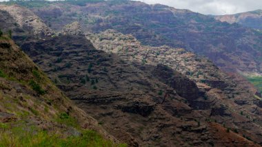 Kauai Adası 'nın güzel manzarası