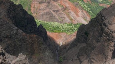 Kauai Adası 'nın güzel manzarası