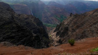 Kauai Adası 'nın güzel manzarası