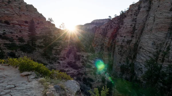 Parque Nacional Zion Paisagem — Fotografia de Stock