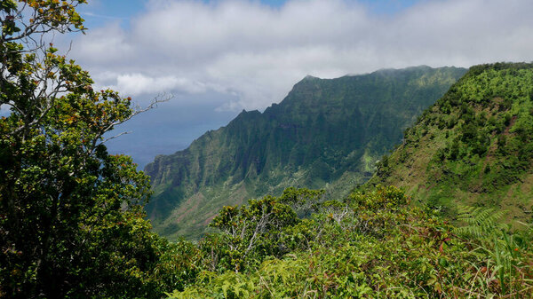 Beautiful Landscape in Kauai Island