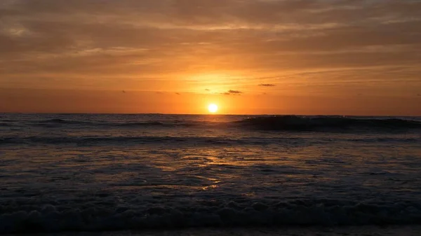 Belo Pôr Sol Costa Rica — Fotografia de Stock