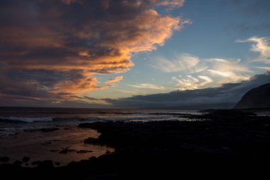 Hawaii, Büyük Ada 'da Güzel Manzara