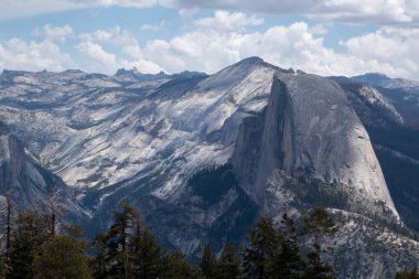Yosemite Ulusal Park Vadisi Yaz Manzarası Tünel Manzarası