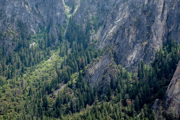 Paisaje Verano Del Valle Del Parque Nacional Yosemite Desde Vista — Foto de Stock