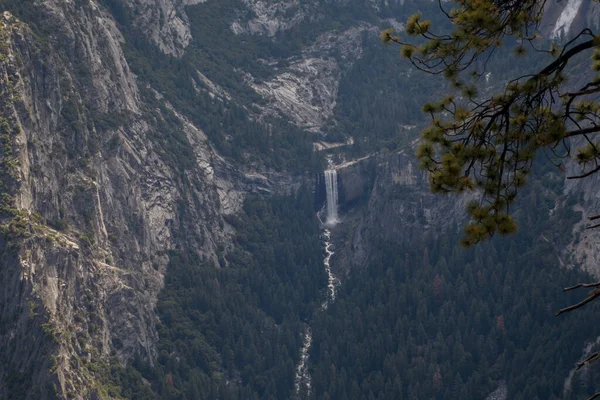 Yosemite National Park Valley Summer Landscape Tunnel View — 스톡 사진