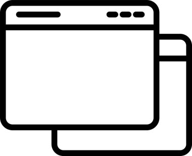 Kolayca düzenleyebilen ve düzenleyebilen Tarayıcı İzole Vektör simgesi