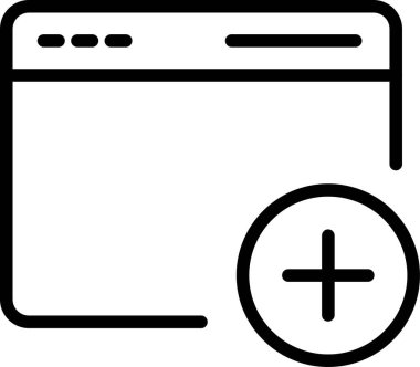 Kolayca düzenleyebilen ve düzenleyebilen Tarayıcı İzole Vektör simgesi ekle