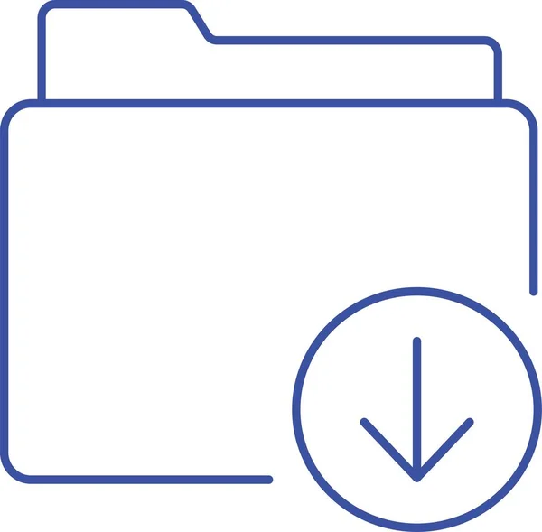 Ordner Isolated Vector Icon Herunterladen Das Leicht Geändert Oder Bearbeitet — Stockvektor