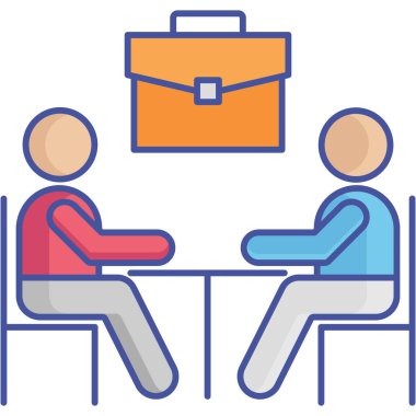 İş evrak çantası izole edilmiş Vektör simgesi kolayca düzenlenebilir ya da değiştirilebilir