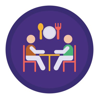 Yemek İzole Vektör simgesi Kolayca değiştirilebilir veya düzenlenebilir