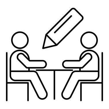 Kolayca düzenleyebilen ya da düzenleyebilen izole edilmiş vektör simgesi yaz