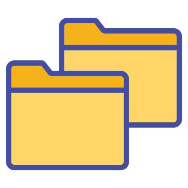 Kolayca düzenleyebilen ve düzenleyebilen dizin izole edilmiş Vektör simgesini kopyala