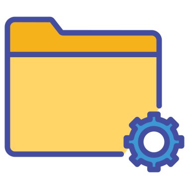 Kolayca değiştirilebilen ya da düzenlenebilen izole edilmiş vektör simgesi ayarlanıyor