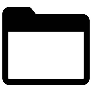 Kolayca düzenleyebilen ya da düzenleyebilen Dizin İzole Vektör simgesi