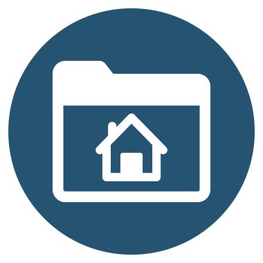 Ev dizini izole edilmiş Vektör simgesi kolayca düzenleyebilir ya da düzenleyebilir