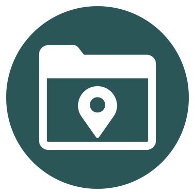 Dizin konumu izole edilmiş Vektör simgesi kolayca düzenlenebilir ya da değiştirilebilir