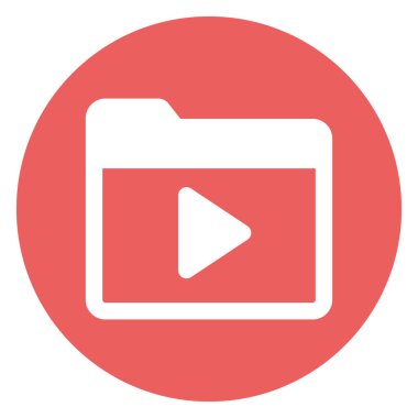 Kolayca düzenleyebilen ve düzenleyebilen film dizini izole edilmiş Vektör simgesi