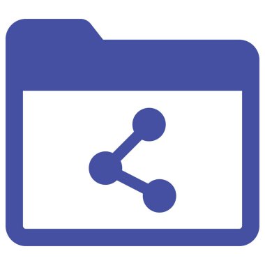 Kolayca düzenleyebilen ya da düzenleyebilen dizin izole edilmiş Vektör simgesini paylaş