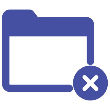 Kolayca değiştirilebilen ya da düzenlenebilen dizin izole edilmiş Vektör simgesini sil