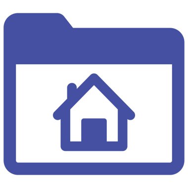 Ev dizini izole edilmiş Vektör simgesi kolayca düzenleyebilir ya da düzenleyebilir