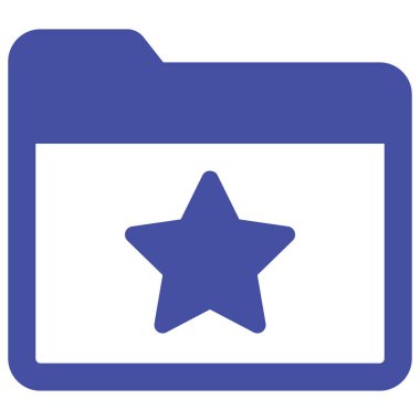 Kolayca düzenleyebilen ve düzenleyebilen favori dizin izole edilmiş Vektör simgesi