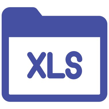 Xls dizini izole edilmiş Vektör simgesi kolayca düzenleyebilir ya da düzenleyebilir