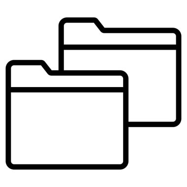 Kolayca düzenleyebilen ve düzenleyebilen dizin izole edilmiş Vektör simgesini kopyala